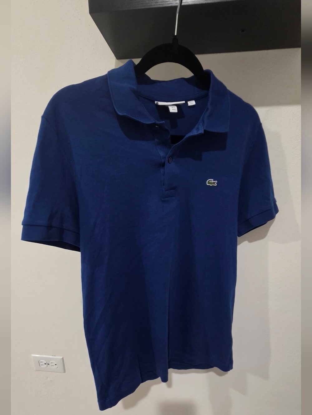 Lacoste Men's Blue Short-Sleeve Polo